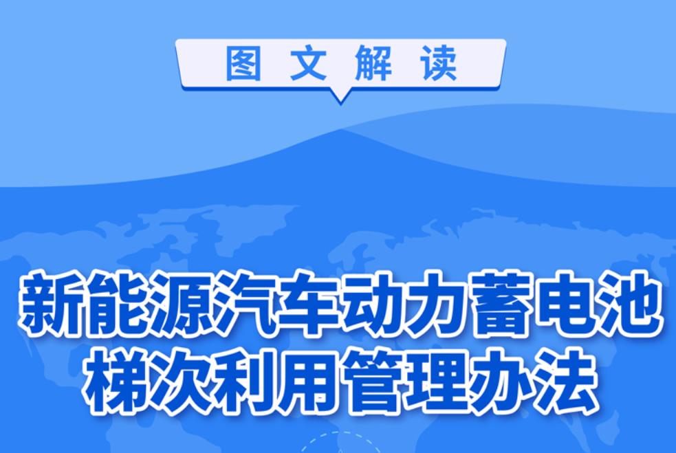 工信部：新能源汽車動力蓄電池梯次利用管理辦法圖文解讀