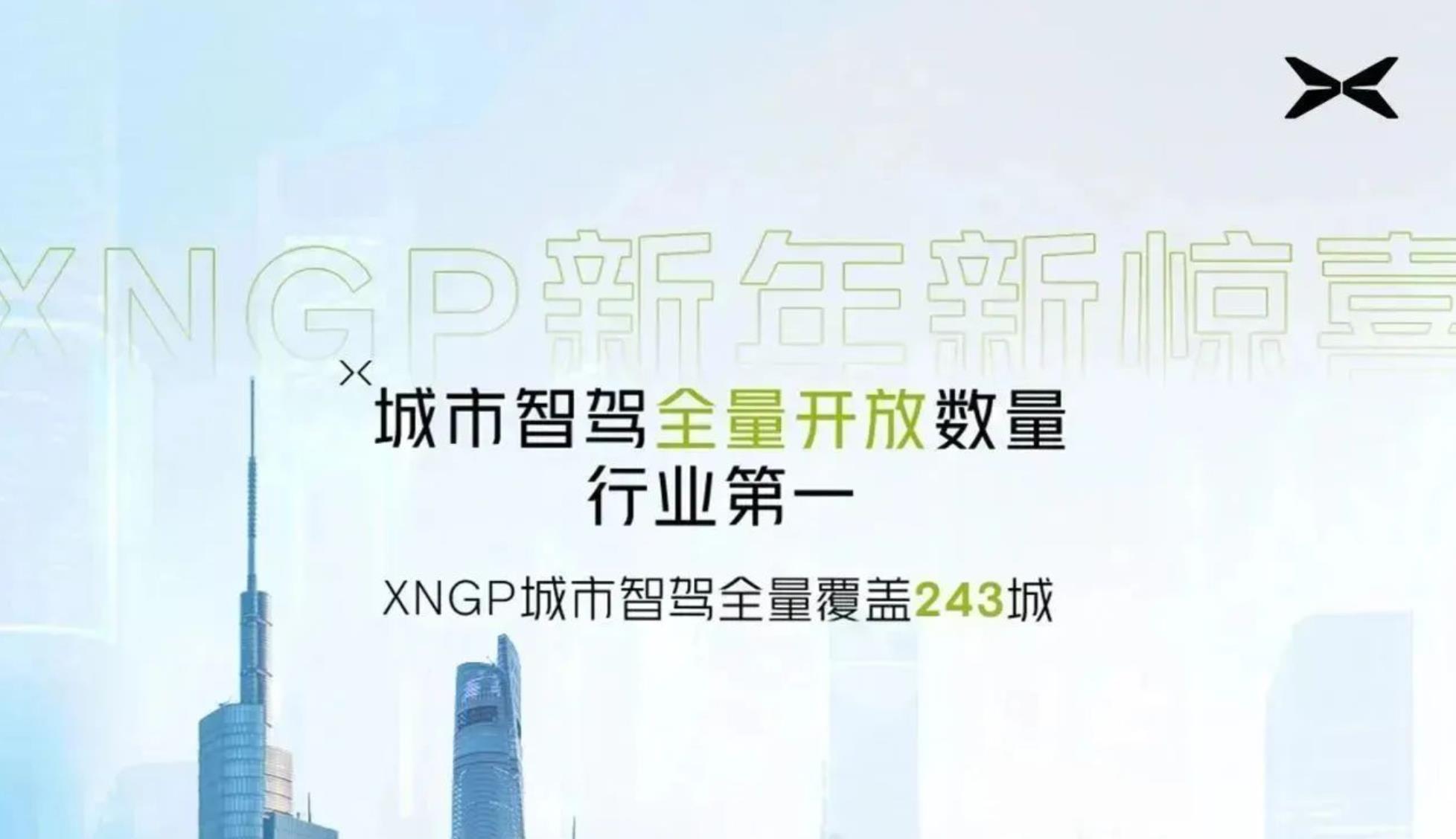 小鵬汽車XNGP新增191座城市，總覆蓋城市數(shù)量達(dá)243城